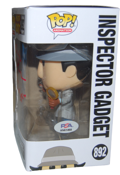 MAURICE LAMARCHE signed (INSPECTOR GADGET( #892 Funko Pop PSA/DNA AN61468