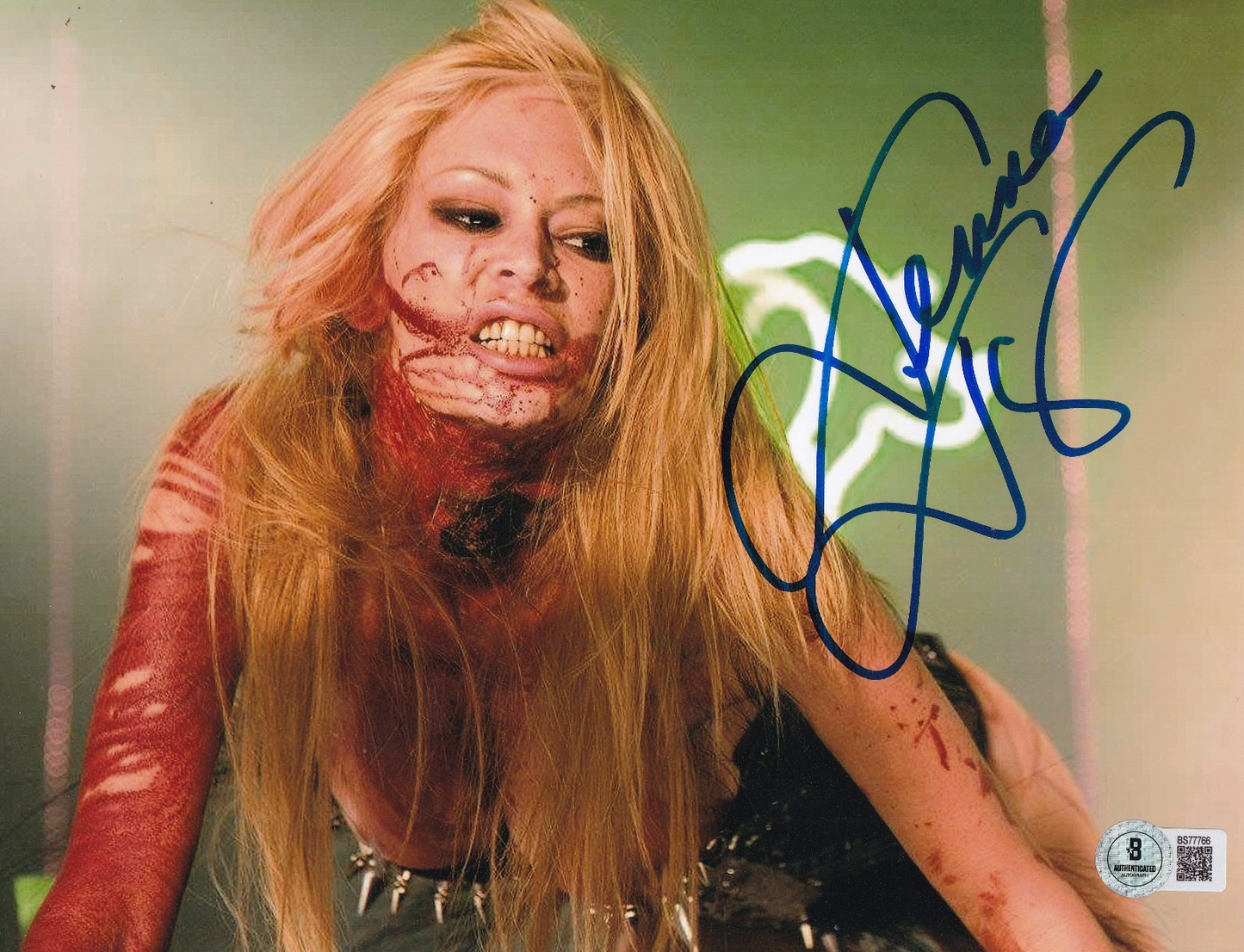 JENNA JAMESON signed (ZOMBIE STRIPPERS) Adult Film 8X10 photo BECKETT BS77766