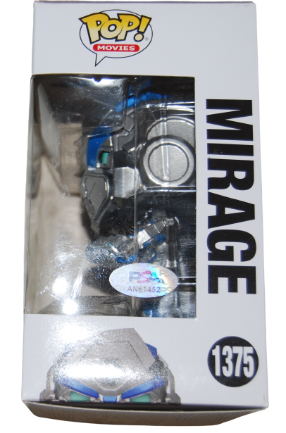 PETE DAVIDSON signed (TRANSFORMERS) Mirage #1375 Funko Pop PSA/DNA AN61452