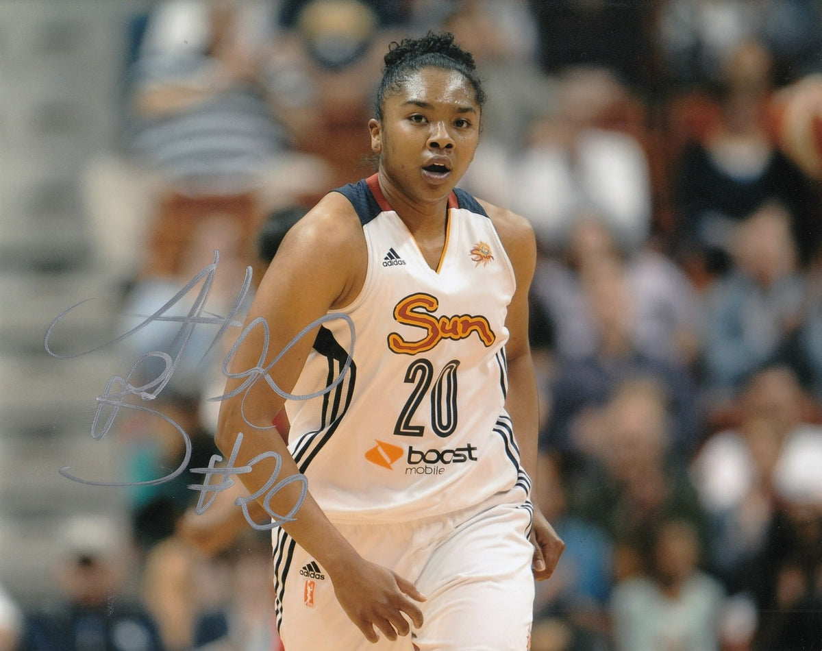 ALEX BENTLEY signed (CONNECTICUT SUN) PENN STATE  Basketball 8X10 photo W/COA #1