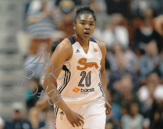 ALEX BENTLEY signed (CONNECTICUT SUN) PENN STATE  Basketball 8X10 photo W/COA #1