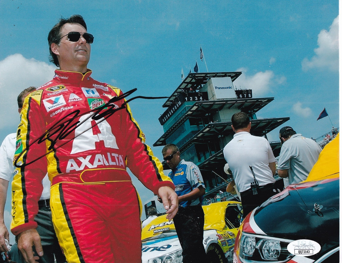 JEFF GORDON signed (NASCAR) RACING autographed 8X10 photo JSA QQ72143