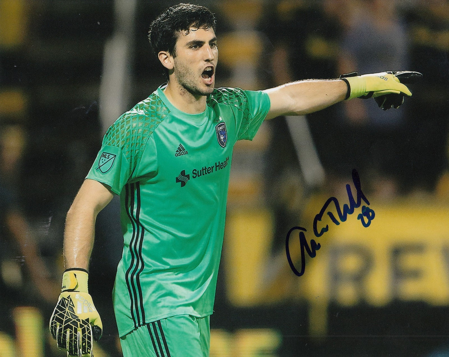 ANDREW TARBELL signed (SAN JOSE EARTHQUAKES) MLS SOCCER 8X10 photo W/COA #1