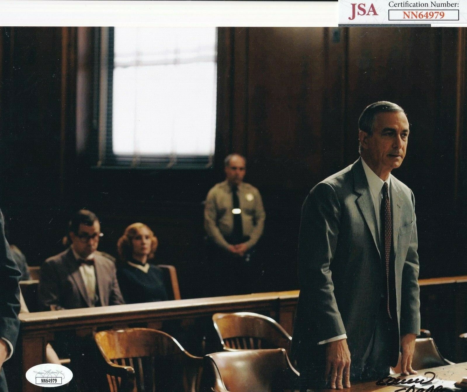 DAVID STRATHAIRN signed (HOWL) Ralph McIntosh movie 8X10 photo JSA NN64979