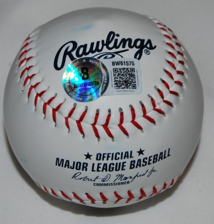 CHASE MEIDROTH signed (CHICAGO WHITE SOX) Logo baseball BECKETT BW61575
