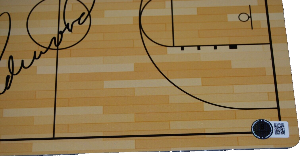 BRAD UNDERWOOD signed (ILLINOIS ILLINI) Coaches clipboard BECKETT BAS BR32969