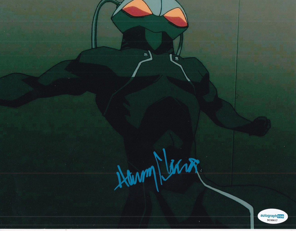 HARRY LENNIX signed (JUSTICE LEAGUE) Black Manta 8X10 photo ACOA SC98617
