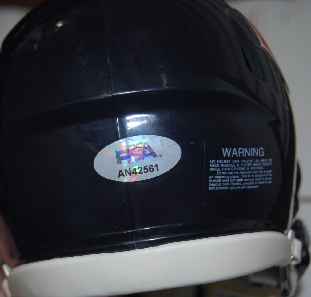 TEVIN JENKINS signed (CHICAGO BEARS) mini football helmet PSA/DNA AN42561
