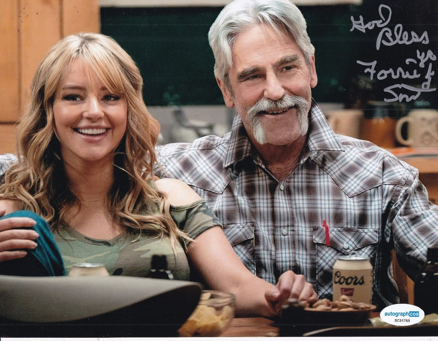 FORRIE J SMITH signed (YELLOWSTONE) Lloyd Pierce TV Show 8X10 photo ACOA SC51765
