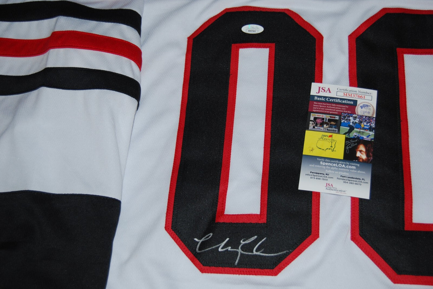CHEVY CHASE signed (CHRISTMAS VACATION) Custom *Griswold* #00 hockey jersey JSA