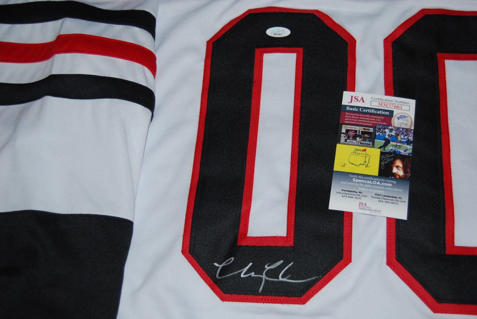 CHEVY CHASE signed (CHRISTMAS VACATION) Custom *Griswold* #00 hockey jersey JSA
