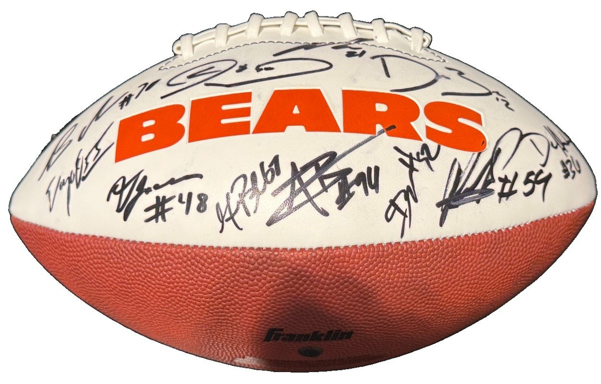 2026-27 CHICAGO BEARS autographed White Pannel Team Football Caleb Williams 🐻