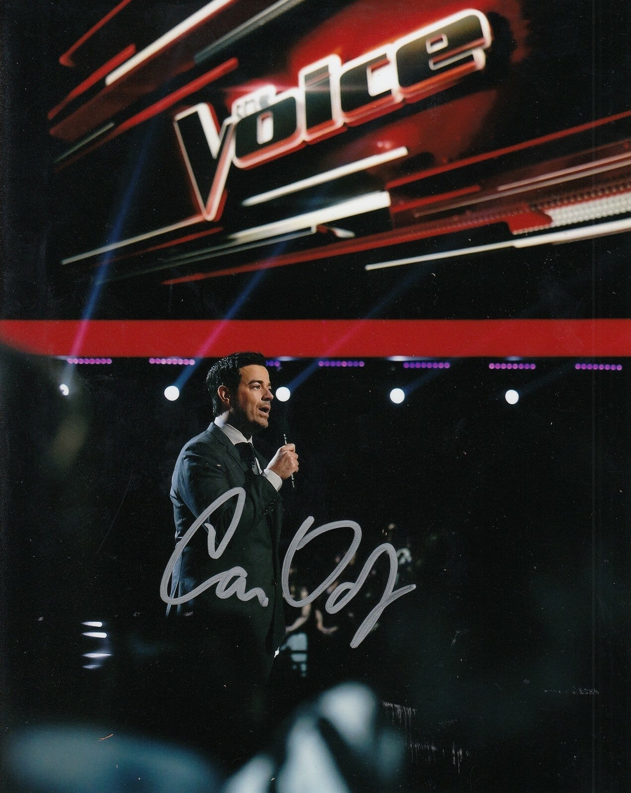 CARSON DALY signed (THE VOICE) Television Host autographed 8X10 photo W/COA #1