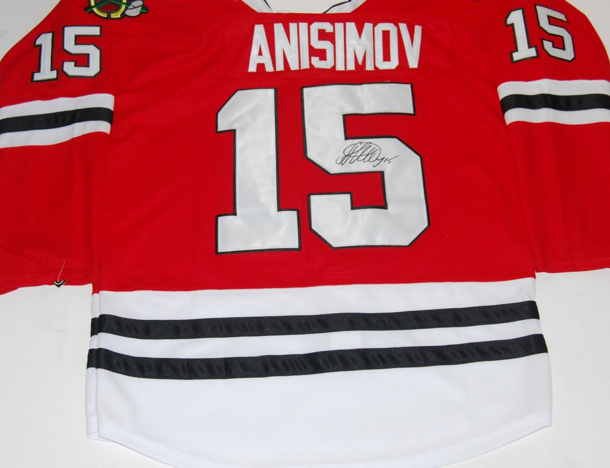 ARTEM ANISIMOV signed (CHICAGO BLACKHAWKS) RED autographed jersey W/COA