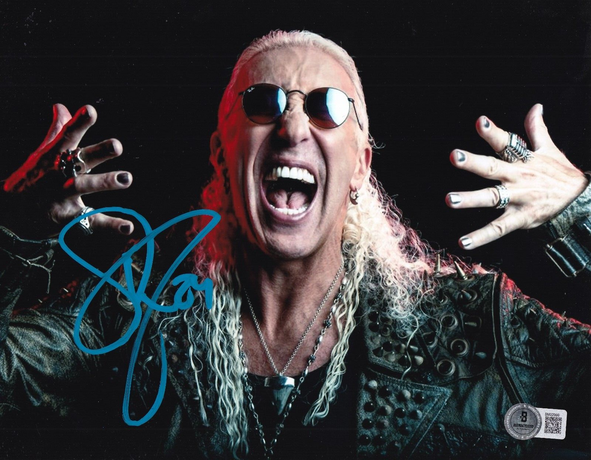 DEE SNIDER signed (I WANNA ROCK) Twisted Sister 8X10 photo BECKETT BAS BM02999