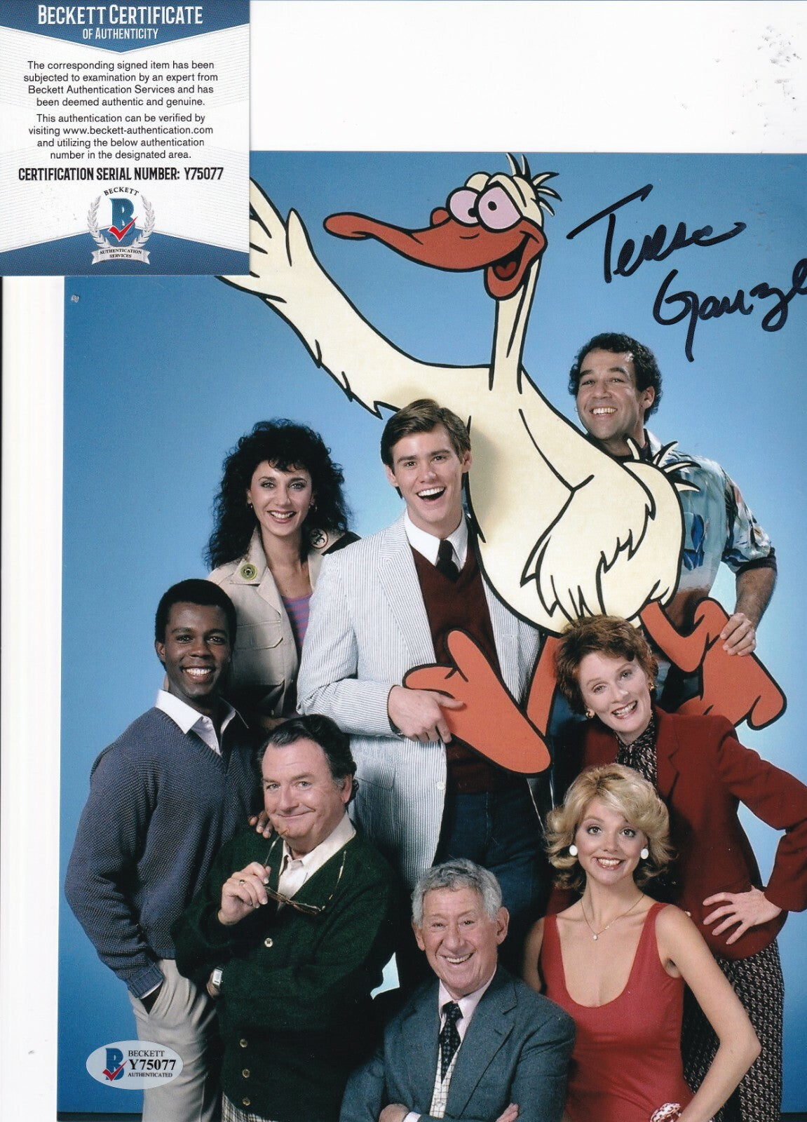 TERESA GANZEL signed (THE DUCK FACTORY) Sheree 8X10 photo BECKETT BAS Y75077