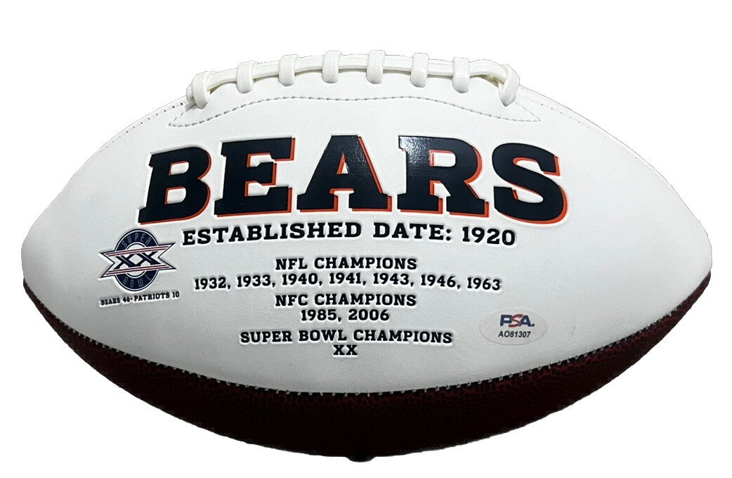 KEENAN ALLEN signed (CHICAGO BEARS) Official size logo football PSA/DNA AO81307