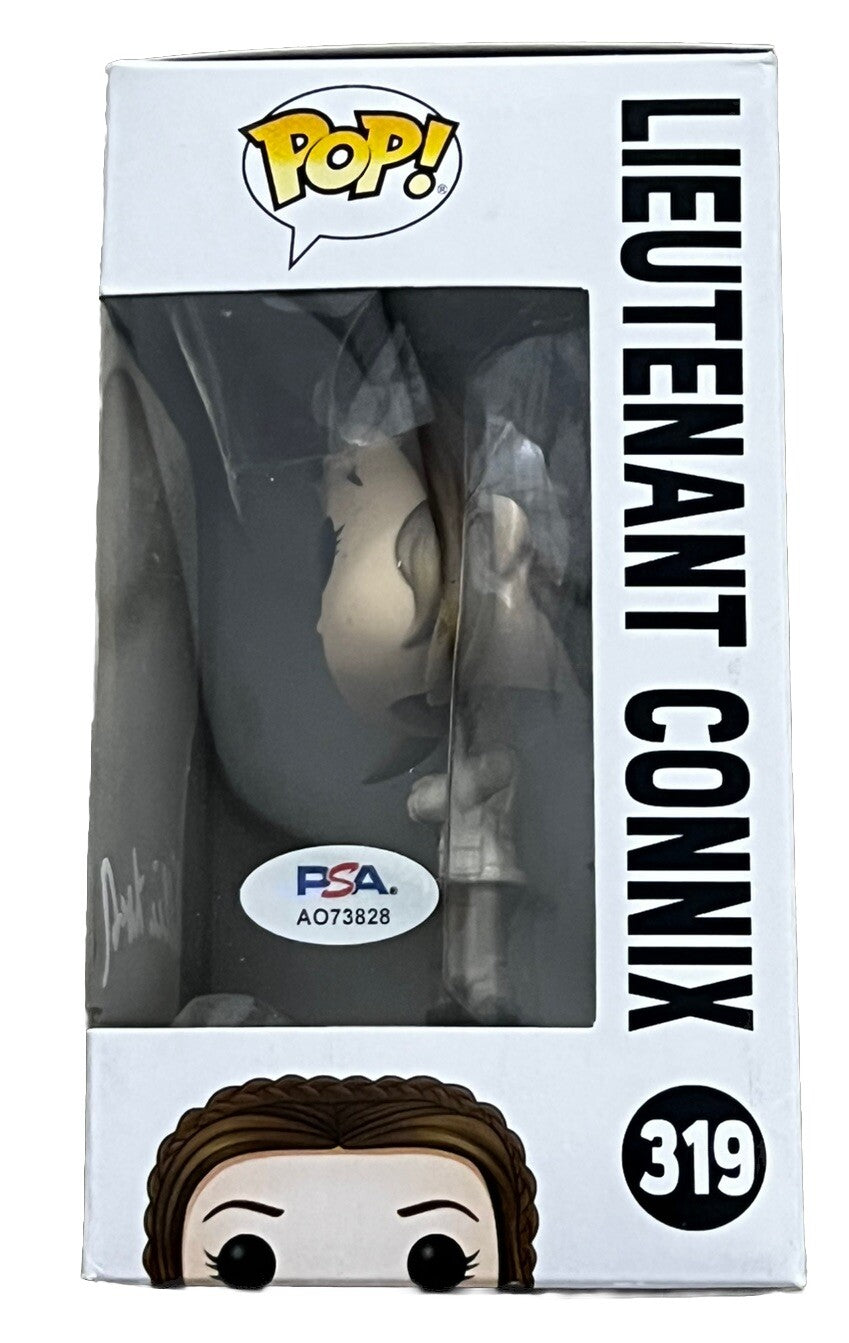BILLIE LOURD signed (STAR WARS) Lieutenant Connix Funko Pop #319 PSA/DNA AO73828