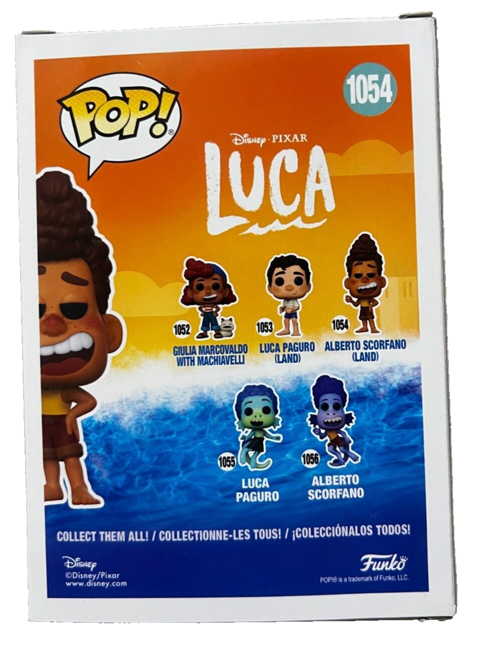 JACK DYLAN GRAZER signed (LUCA) Alberto Funko Pop #1054 BECKETT BAS BP59510