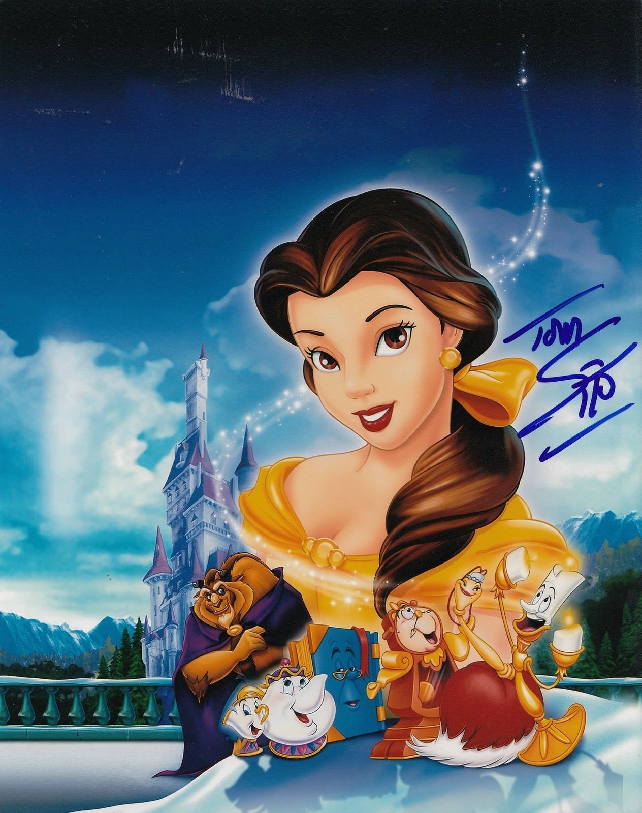 TOM SITO signed (BEAUTY AND THE BEAST) 8x10 photo *Beast animator* W/COA