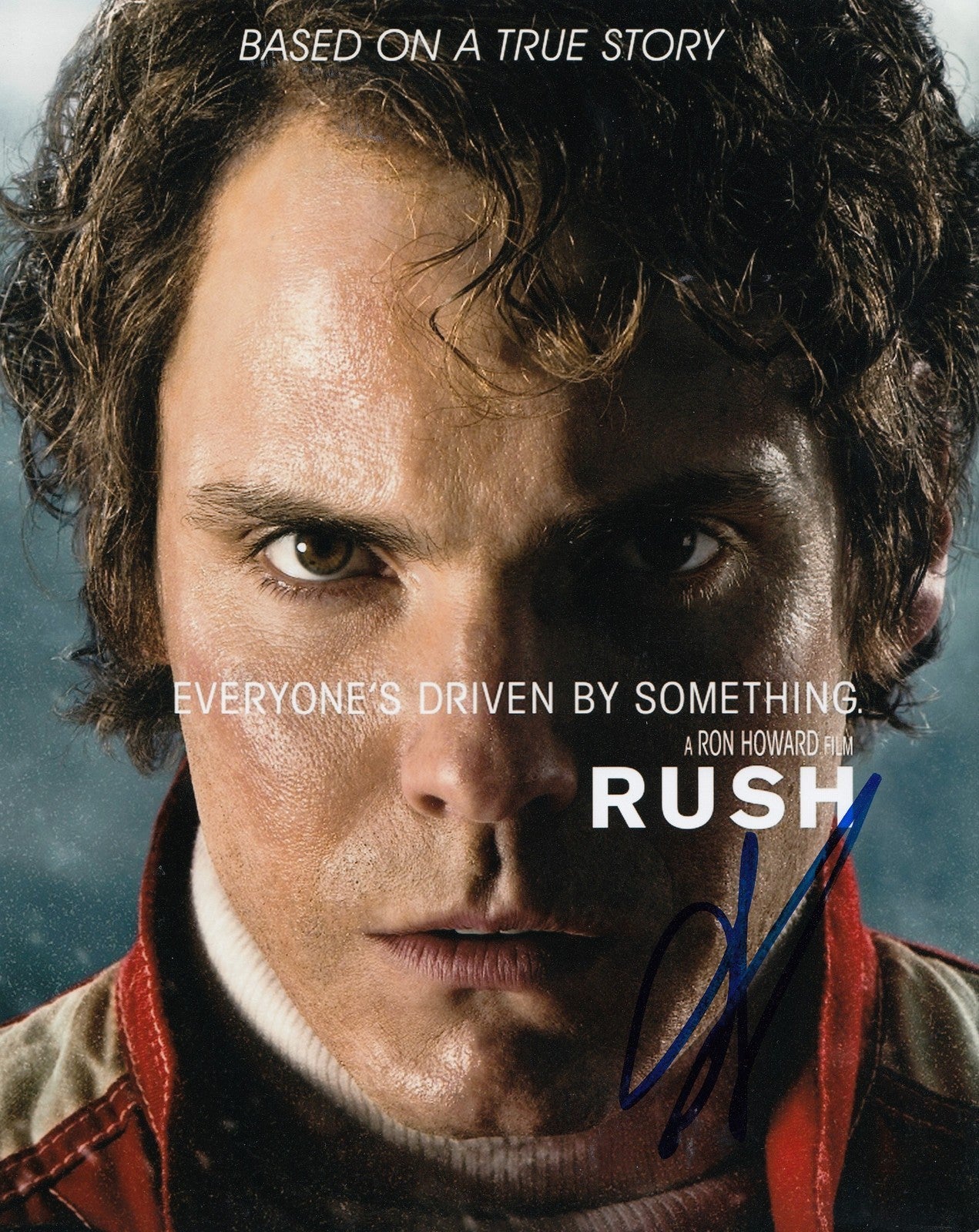 DANIEL BRUHL signed *RUSH* Niki Lauda RACING 8X10 photo W/COA autographed #1