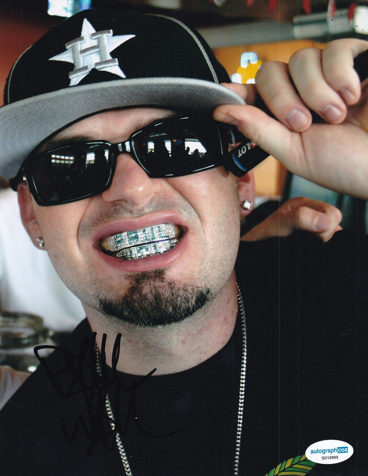 PAUL WALL signed (THE PEOPLES CHAMP) Rapper music 8X10 photo ACOA SD18985