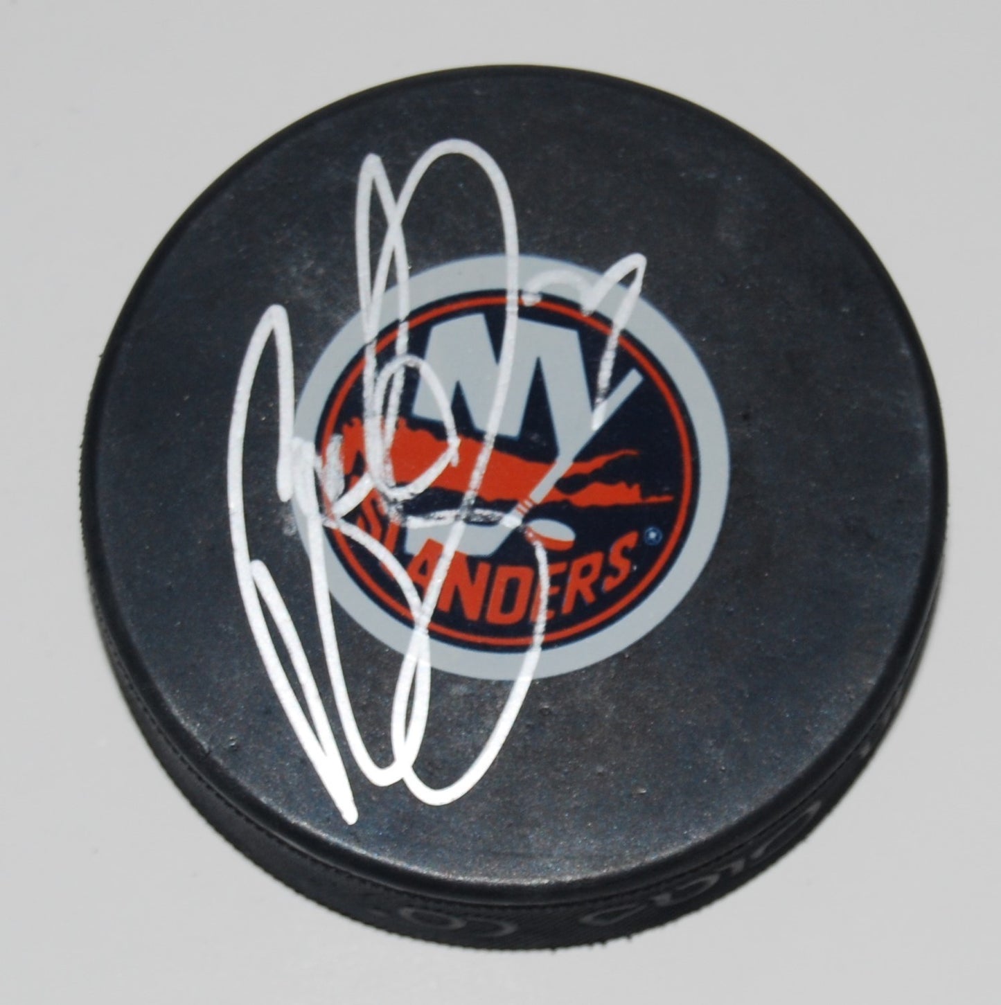 BRENT SOPEL signed *NEW YORK ISLANDERS* hockey puck AUTOGRAPHED W/COA