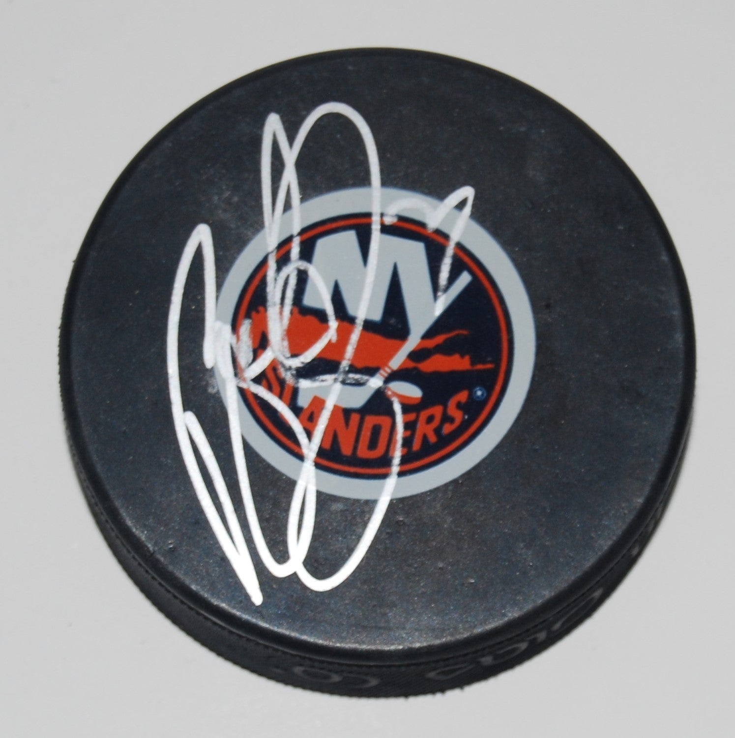 BRENT SOPEL signed *NEW YORK ISLANDERS* hockey puck AUTOGRAPHED W/COA