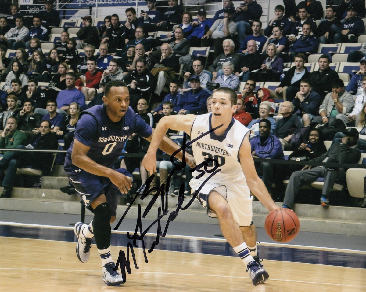 BRYANT MCINTOSH signed (NORTHWESTERN WILDCATS) BASKETBALL 8X10 photo W/COA #1