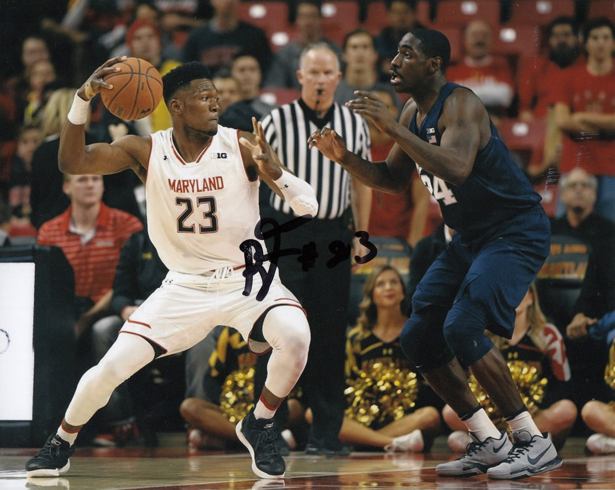 BRUNO FERNANDO signed (MARLYLAND TERRAPINS) Basketball DRAFT 8X10 photo W/COA #1