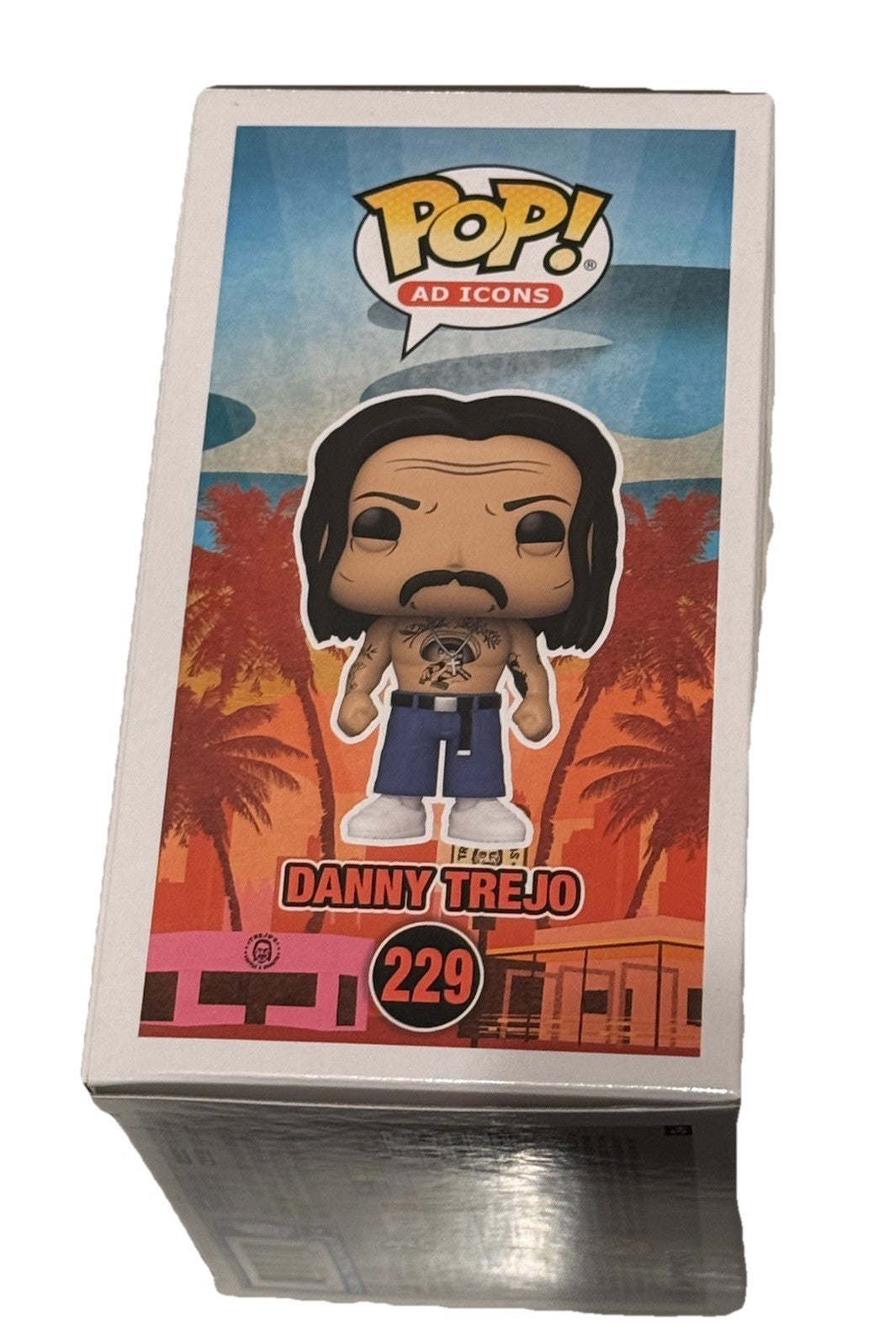 DANNY TREJO signed (POP AD ICONS) autographed #229 Funko Pop BECKETT BAS BU41114