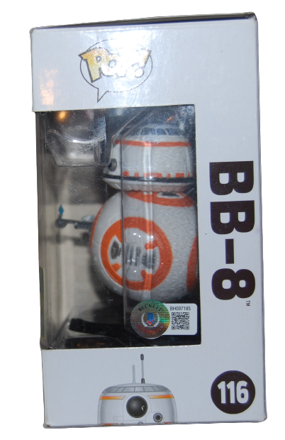 BEN SCHWARTZ signed (STAR WARS) BB-8 Funko Pop #116 BECKETT BAS BH097185