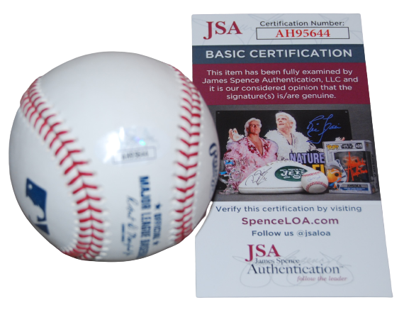 WERNER BLAKELY signed (LOS ANGLES ANGELS) Prospect OML baseball JSA COA AH95644