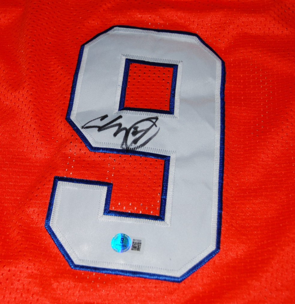 ADAM SANDLER signed (THE WATERBOY)  BOUCHER football jersey BECKETT BAS BV13320