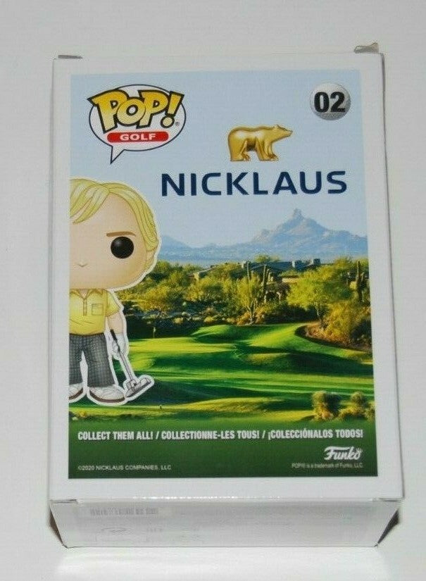 JACK NICKLAUS signed (FUNKO POP) Golden Bear PGA *AUGUSTA* BECKETT BAS 