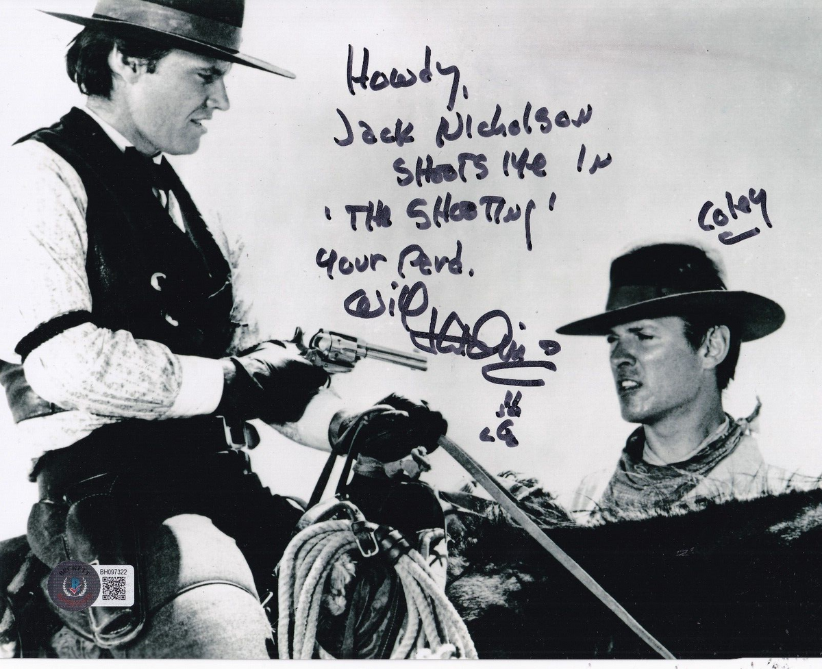 WILL HUTCHINS signed (THE SHOOTING) Coley Movie 8X10 photo BECKETT BAS BH097322