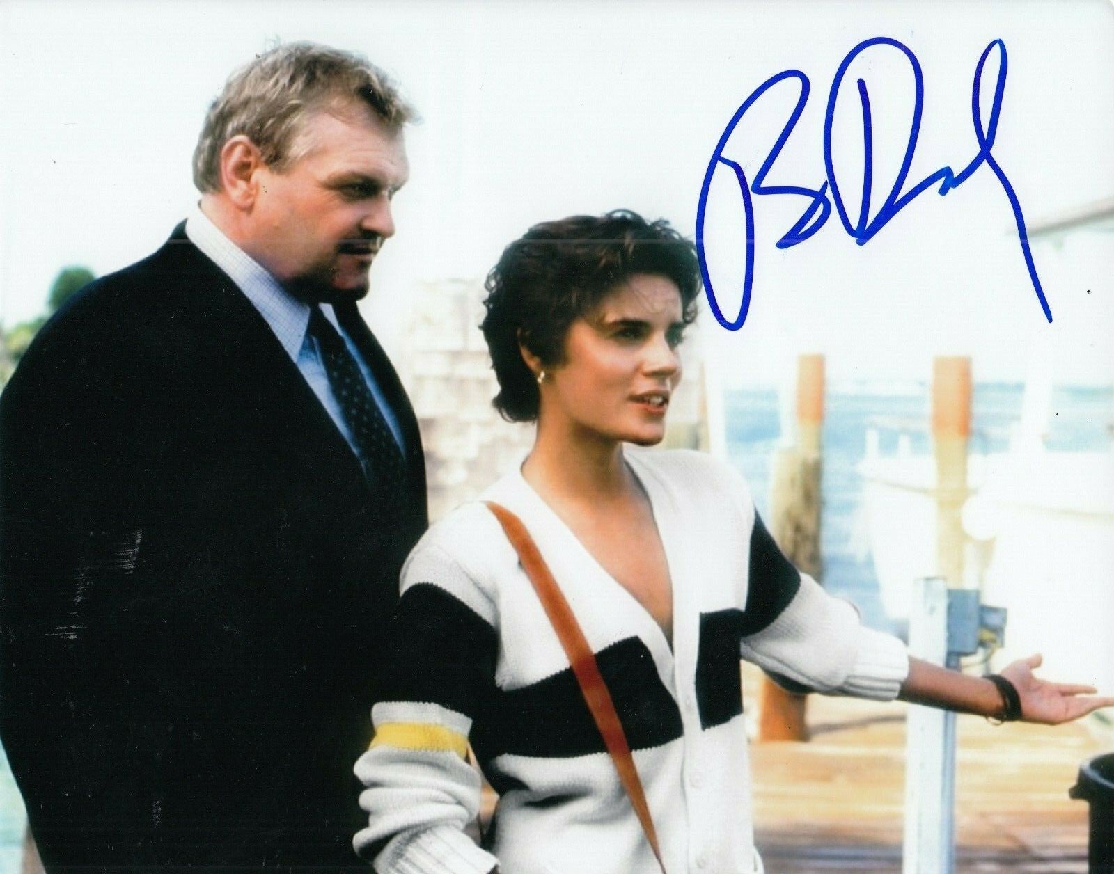 BRIAN DENNEHY signed (SILVERADO) Movie actor 8X10 photo Cocoon (RAMBO) W/COA #2