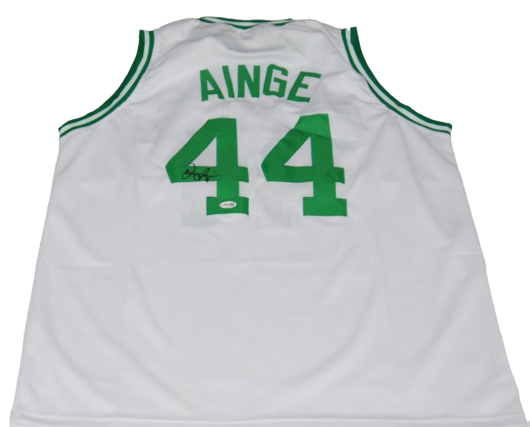 DANNY AINGE signed (BOSTON CELTICS) white XL basketball jersey JSA CR86229