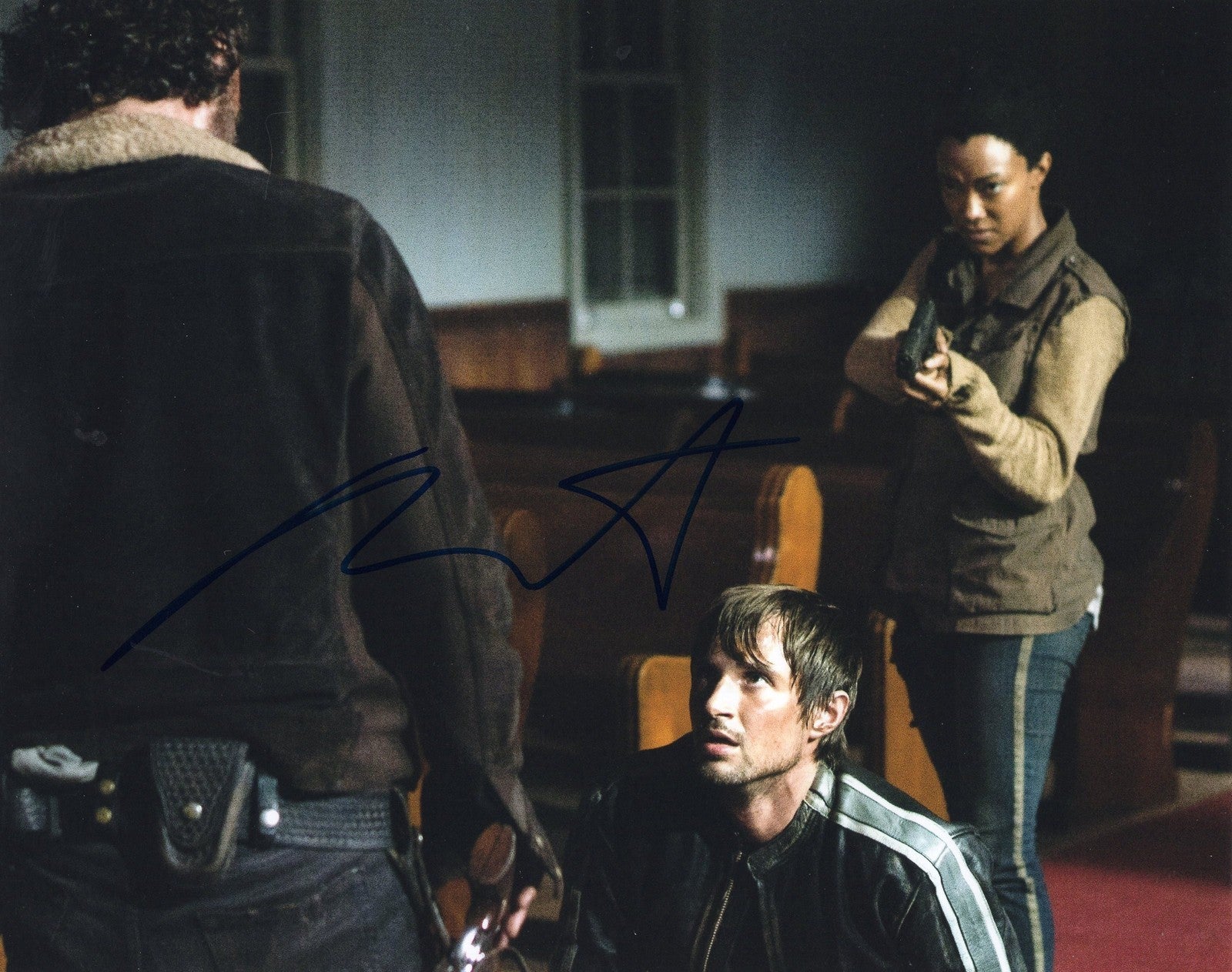 Andrew West The Walking Dead Gareth Zombie Killer Signed 8x10 Photo w/COA #2
