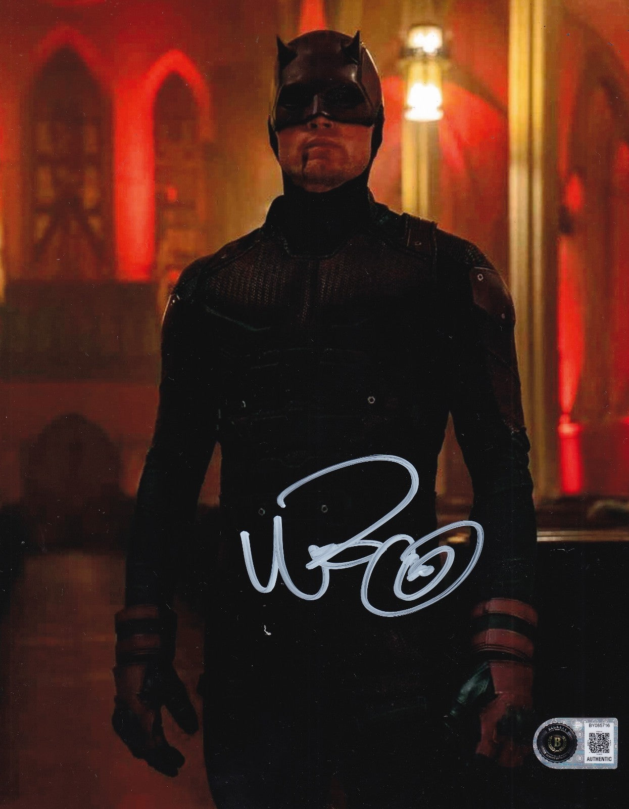 WILSON BETHEL signed (DAREDEVIL) Bullseye 8X10 photo BECKETT BAS BY085716