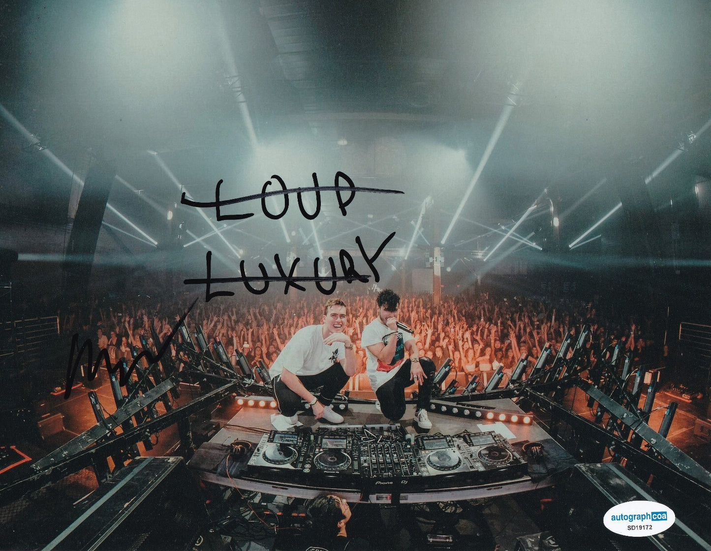 ANDREW FEDYK signed (LOUD LUXURY) MUSIC EDM DJ 8X10 photo ACOA SD19172