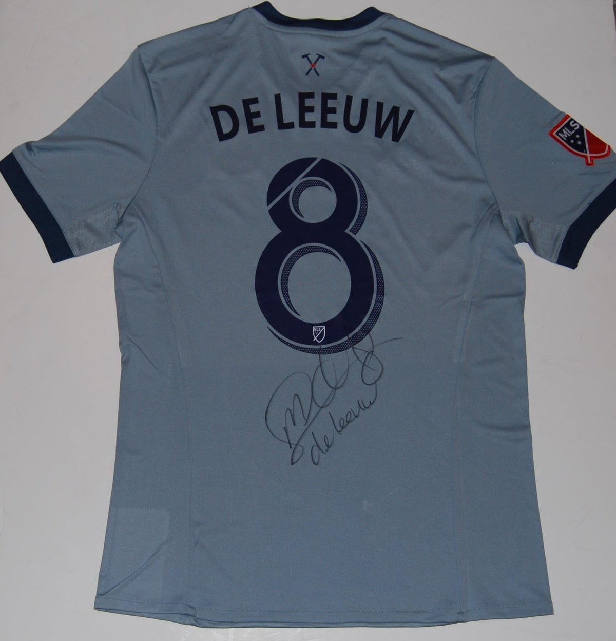 MICHAEL DE LEEUW signed (CHICAGO FIRE) MLS SOCCER autographed jersey W/COA