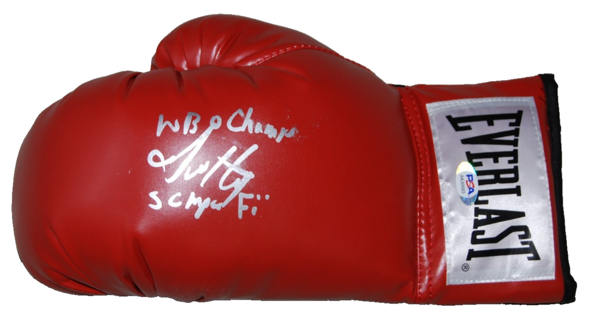 JAMEL HERRING signed (WBO LIGHTWEIGHT) Olympics Boxing glove PSA/DNA AK30583