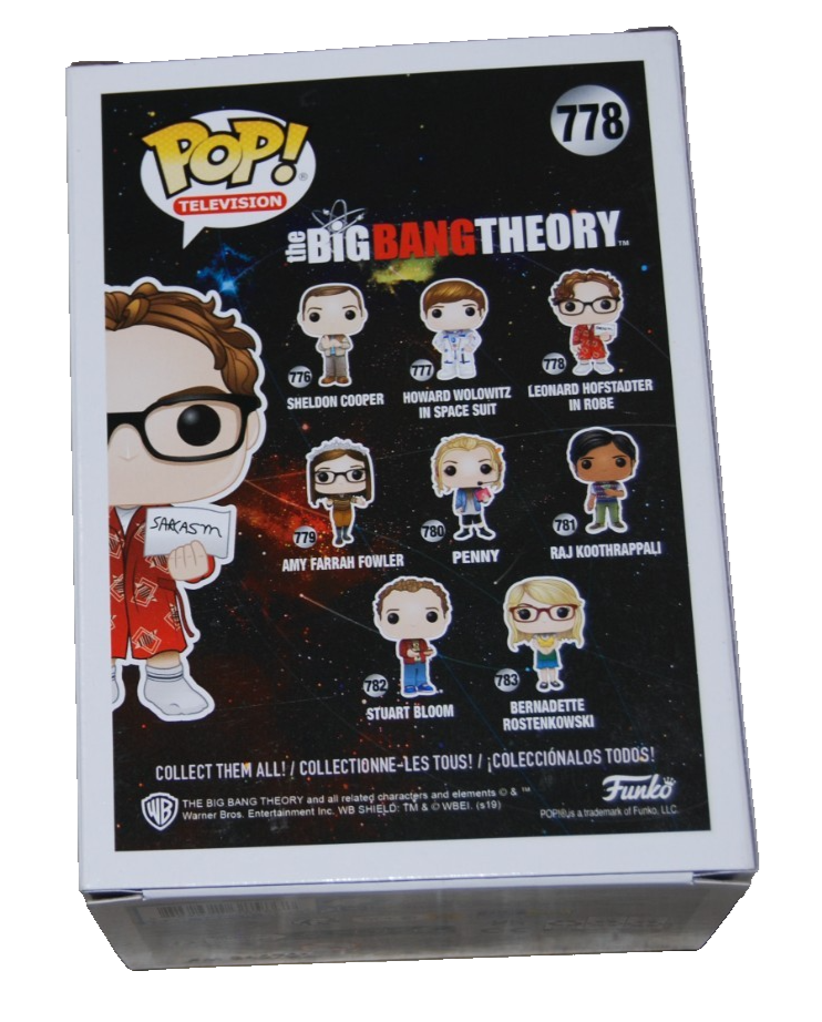 JOHNNY GALECKI signed (BIG BANG THEORY) Leonard #778 Funko Pop #BECKETT BU41141