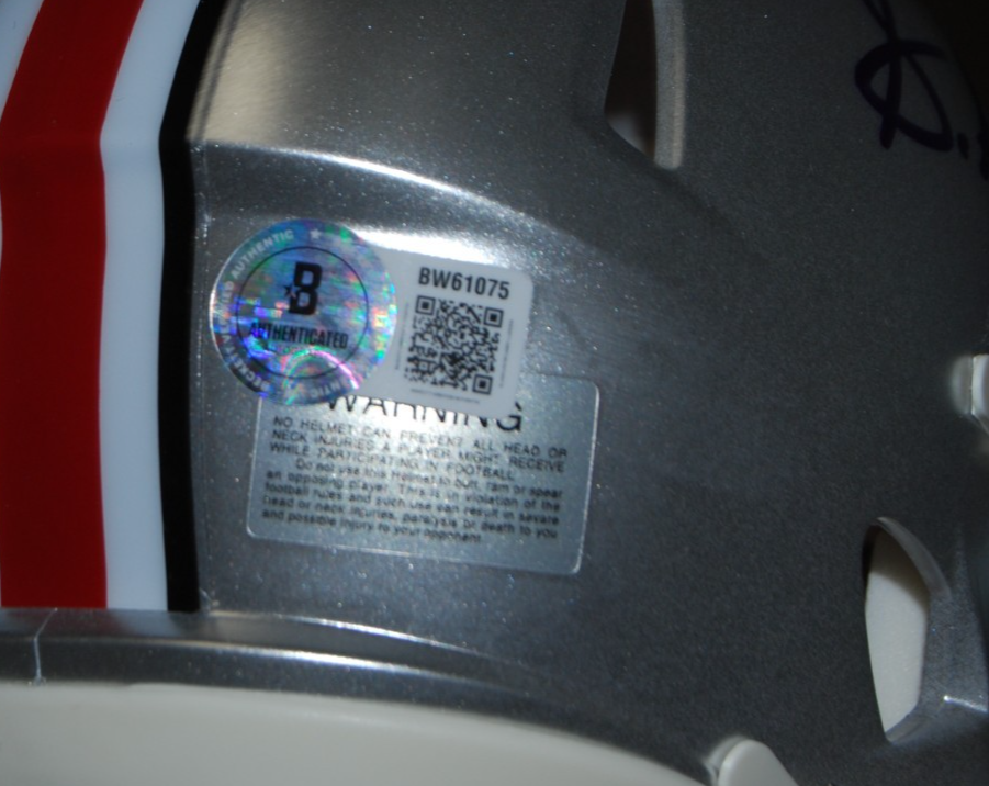 SONNY STYLES signed (OHIO STATE BUCKEYES) Mini football helmet BECKETT BW61075