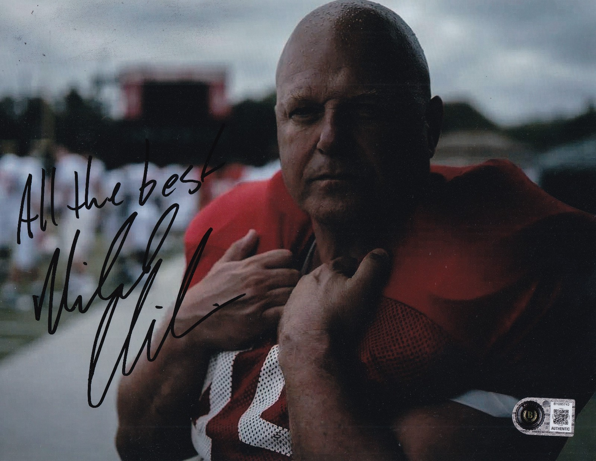 MICHAEL CHIKLIS signed (THE SENIOR) Mike Flynt 8X10 photo BECKETT BAS BY085740