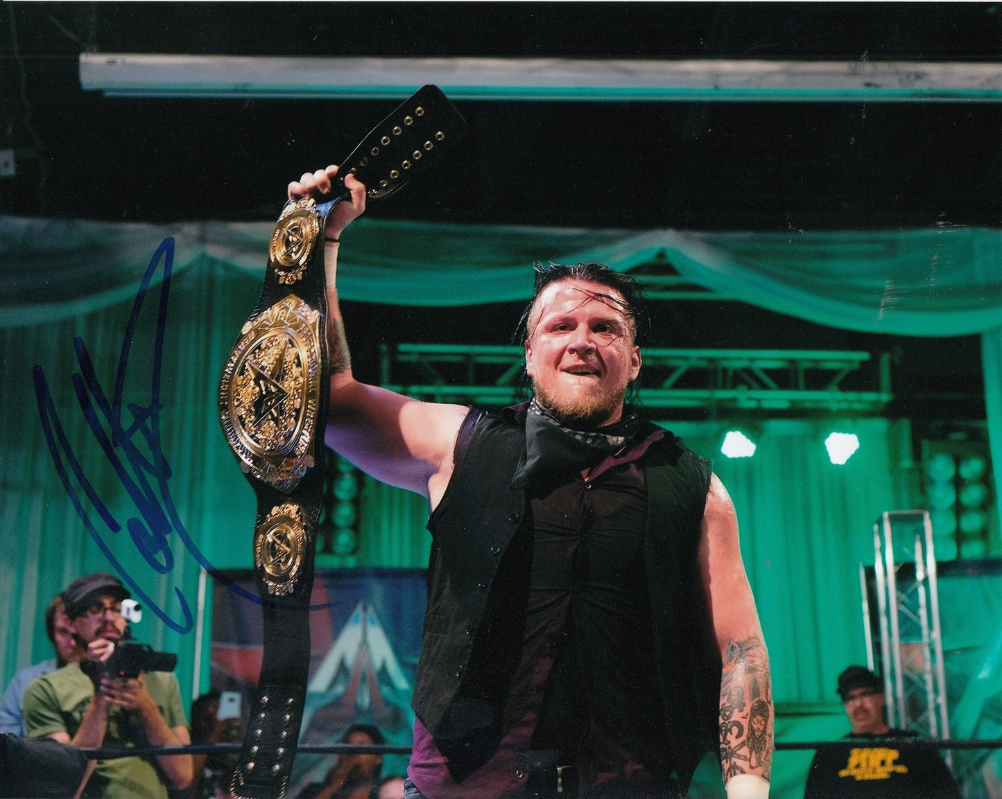 SAMI CALLIHAN signed (WRESTLING) RING OF HONOR  8X10 photo LUCHA LIBRE W/COA