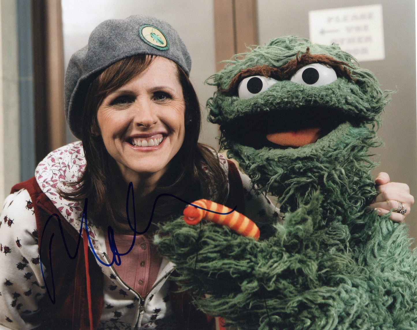 Molly Shannon Sesame Street Signed 8x10 Photo w/COA