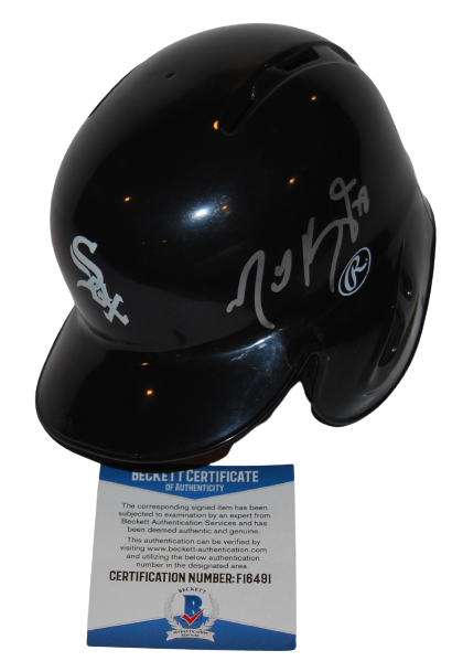 MICHAEL KOPECH signed (CHICAGO WHITE SOX) mini batting helmet BECKETT BAS