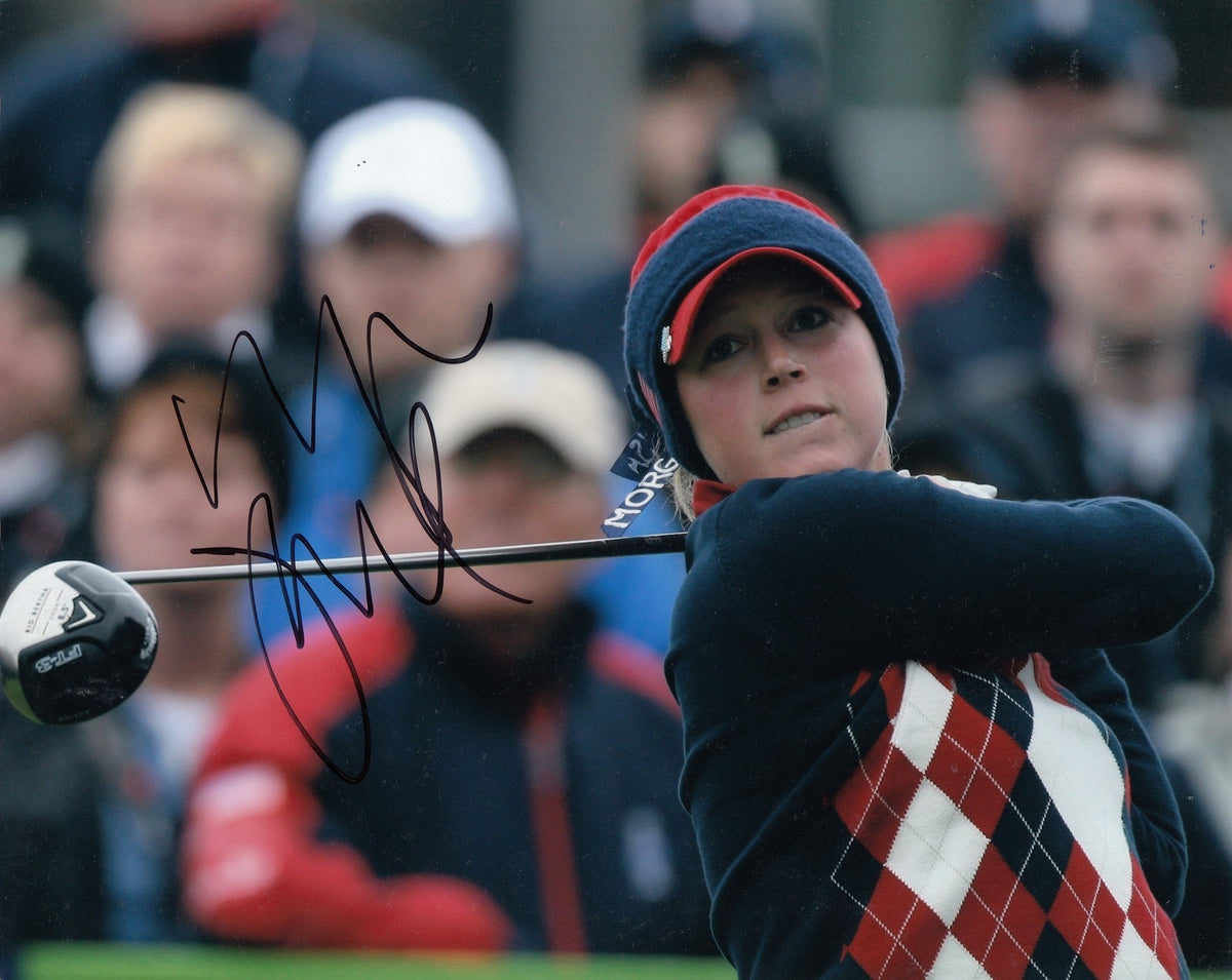 MORGAN PRESSEL signed LPGA *WOMENS* GOLF 8X10 photo W/COA SOLHEIM CUP MASTERS #2